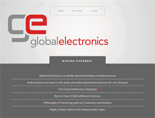 Tablet Screenshot of globalelectronics.com